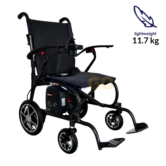 Ultra-Lite Carbon Electric Powered Motorised Wheelchair PMA (11.7 kg)